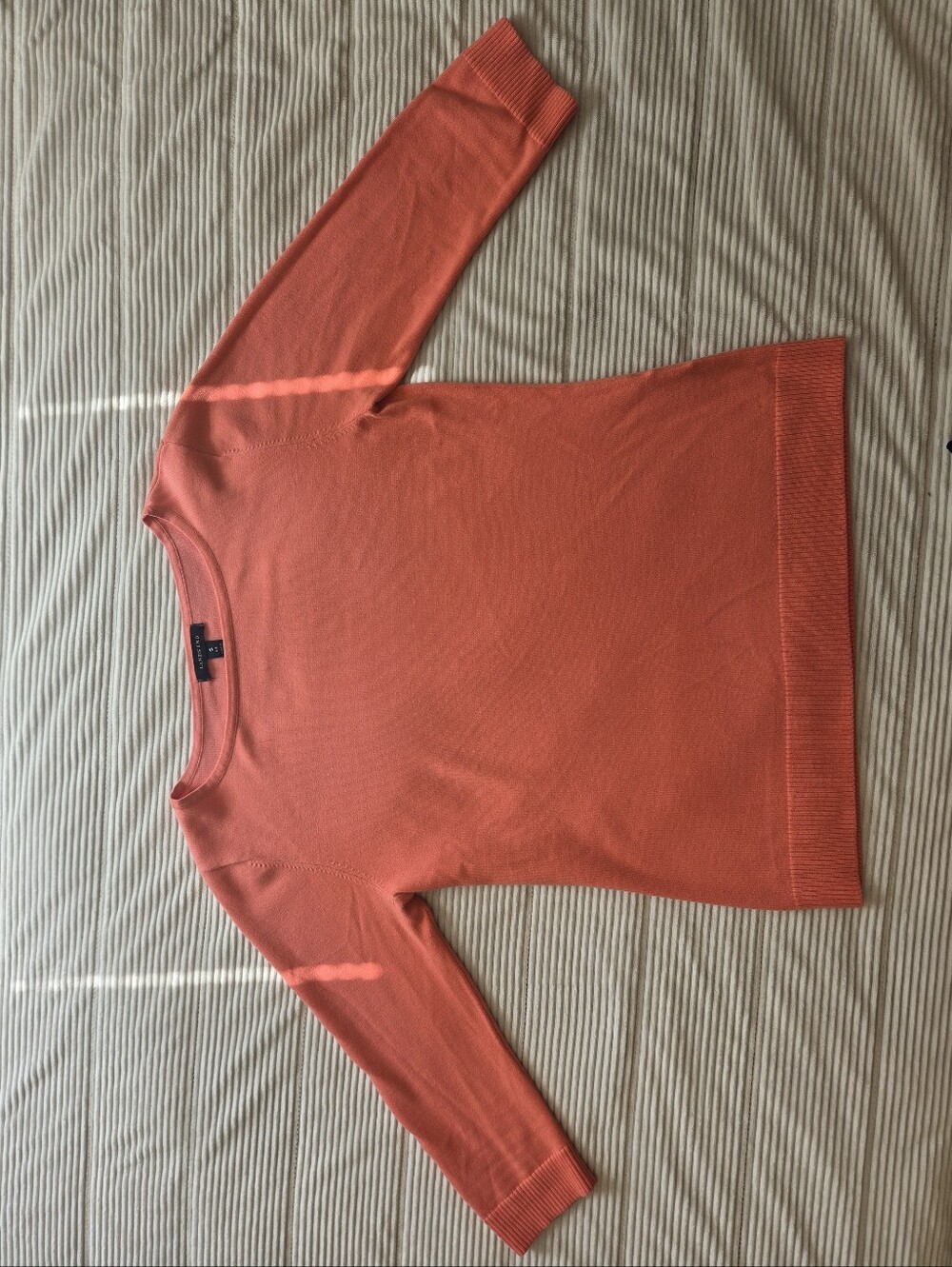Lands' End Coral Crewneck Sweater